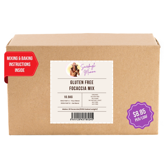 Gluten Free Focaccia Bulk Mix 4.8kg