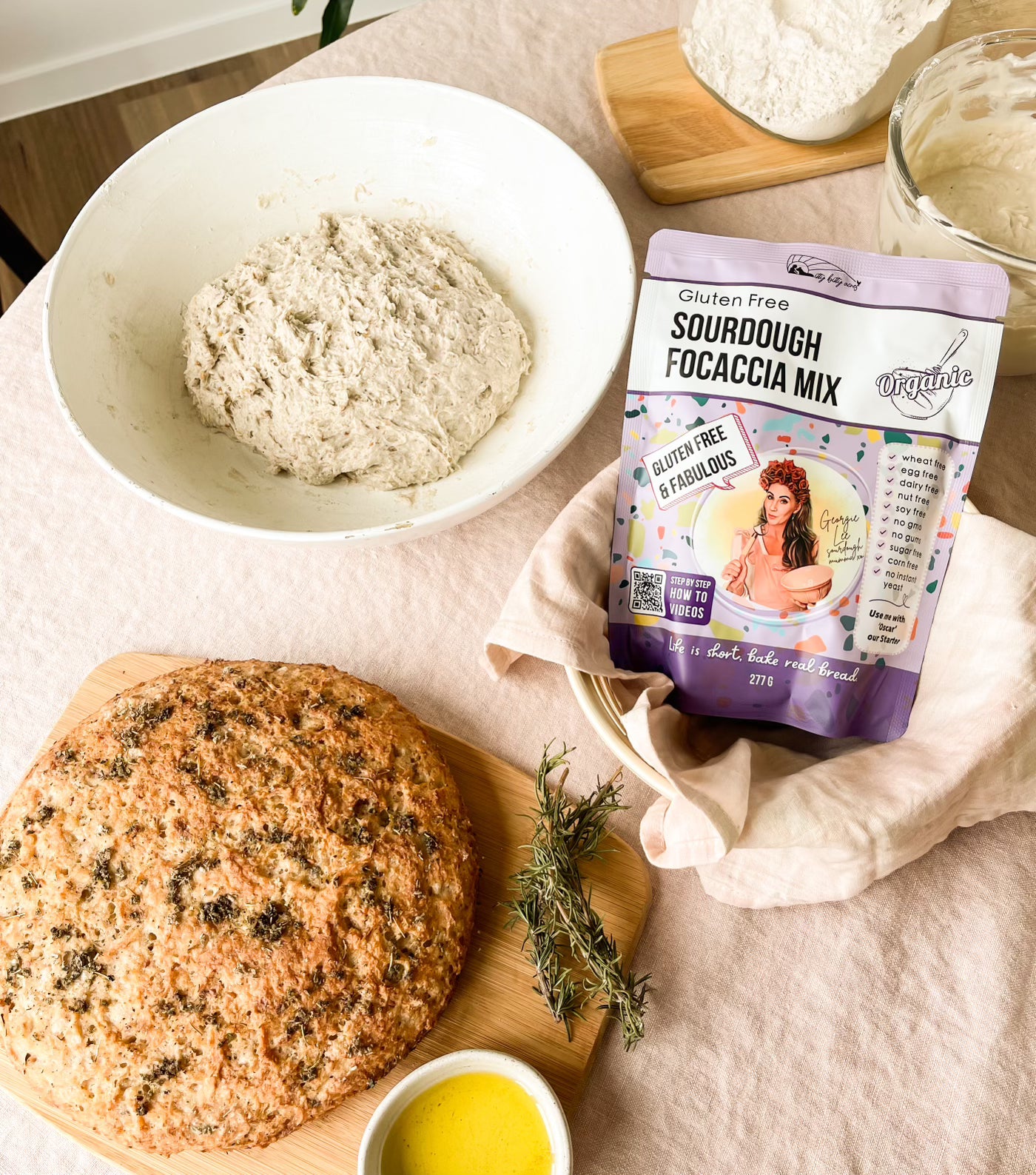 Gluten Free Organic Focaccia Mix 277g