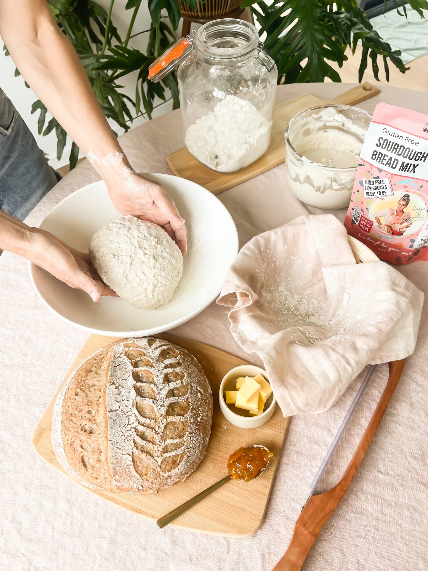 Gluten Free Organic Sourdough Bread Mix 315g