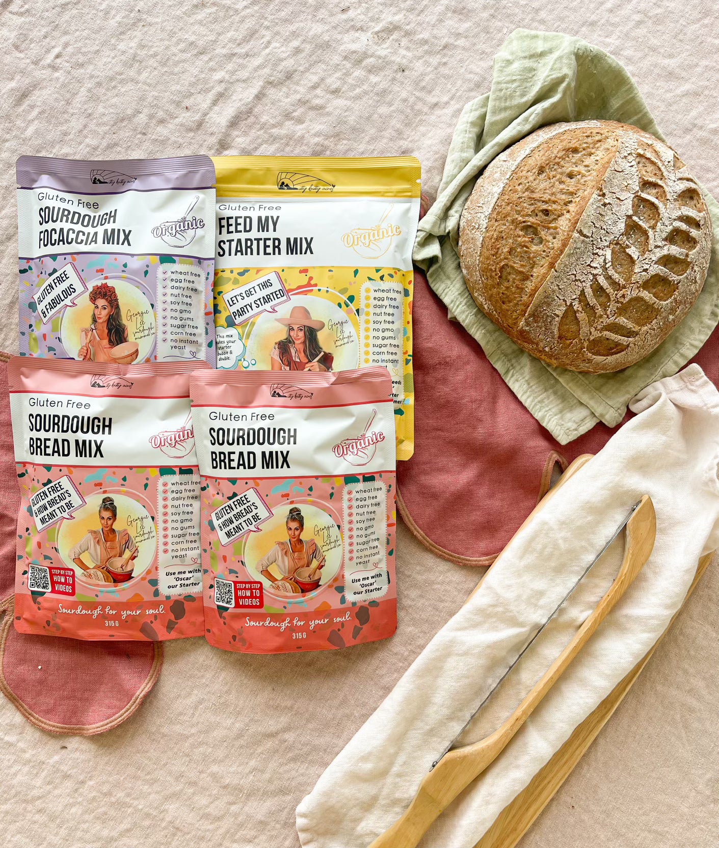 Gluten Free I Love Sourdough Pack