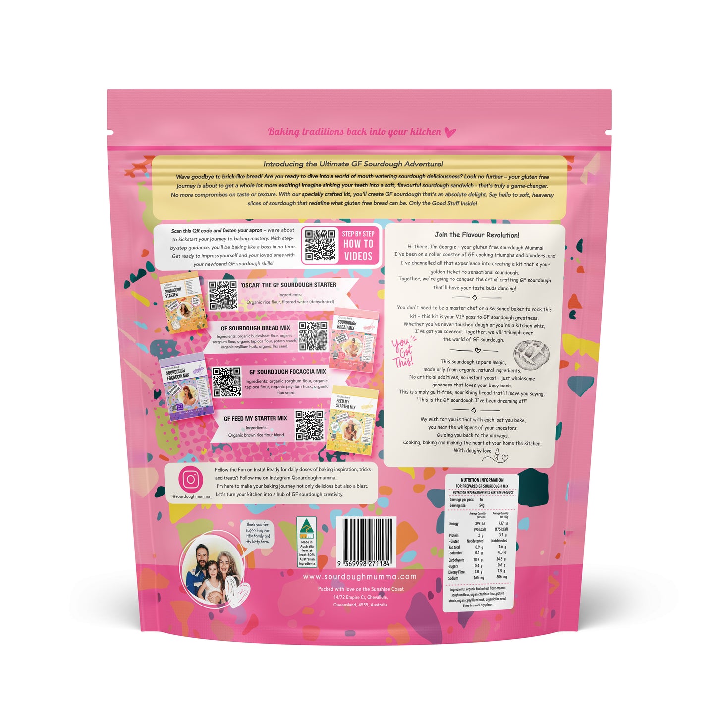 Gluten Free Sourdough Bread Making Kit 1.1kg