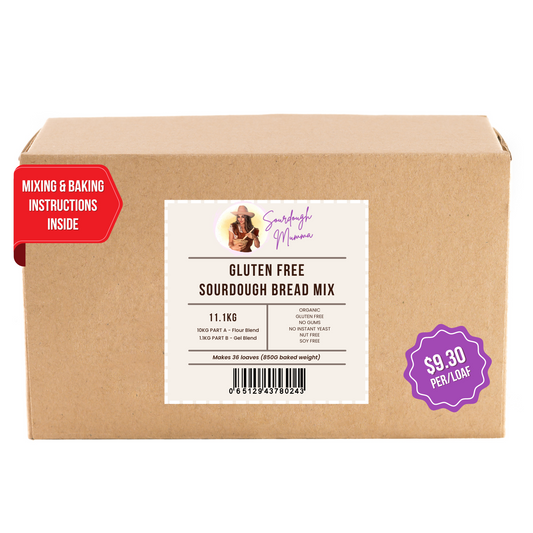 Gluten Free Sourdough Bulk Mix 11k (36 Loaves $9.30 per loaf)