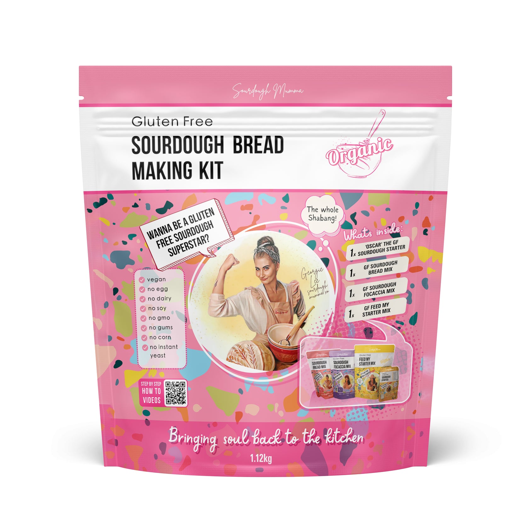 Gluten Free Sourdough Bread Making Kit 1.1kg – Sourdough Mumma