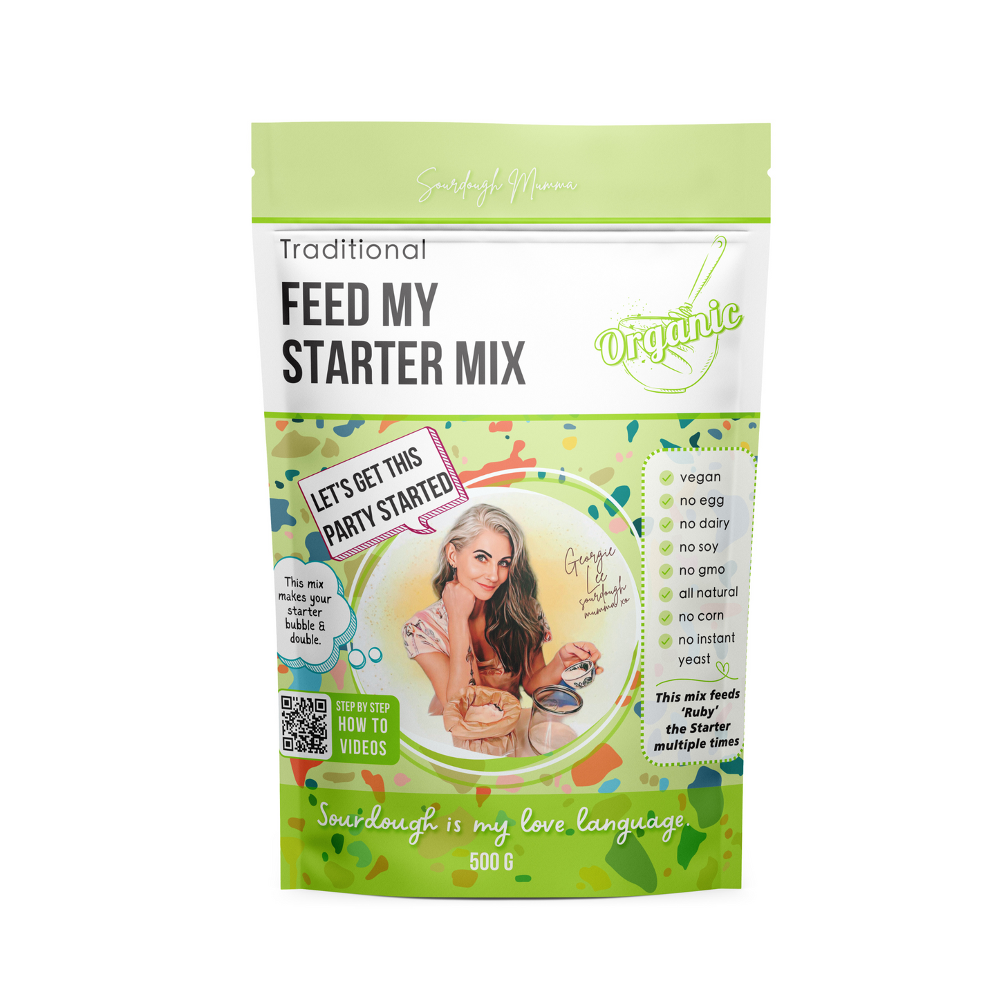 Organic Feed My Starter Mix 500g