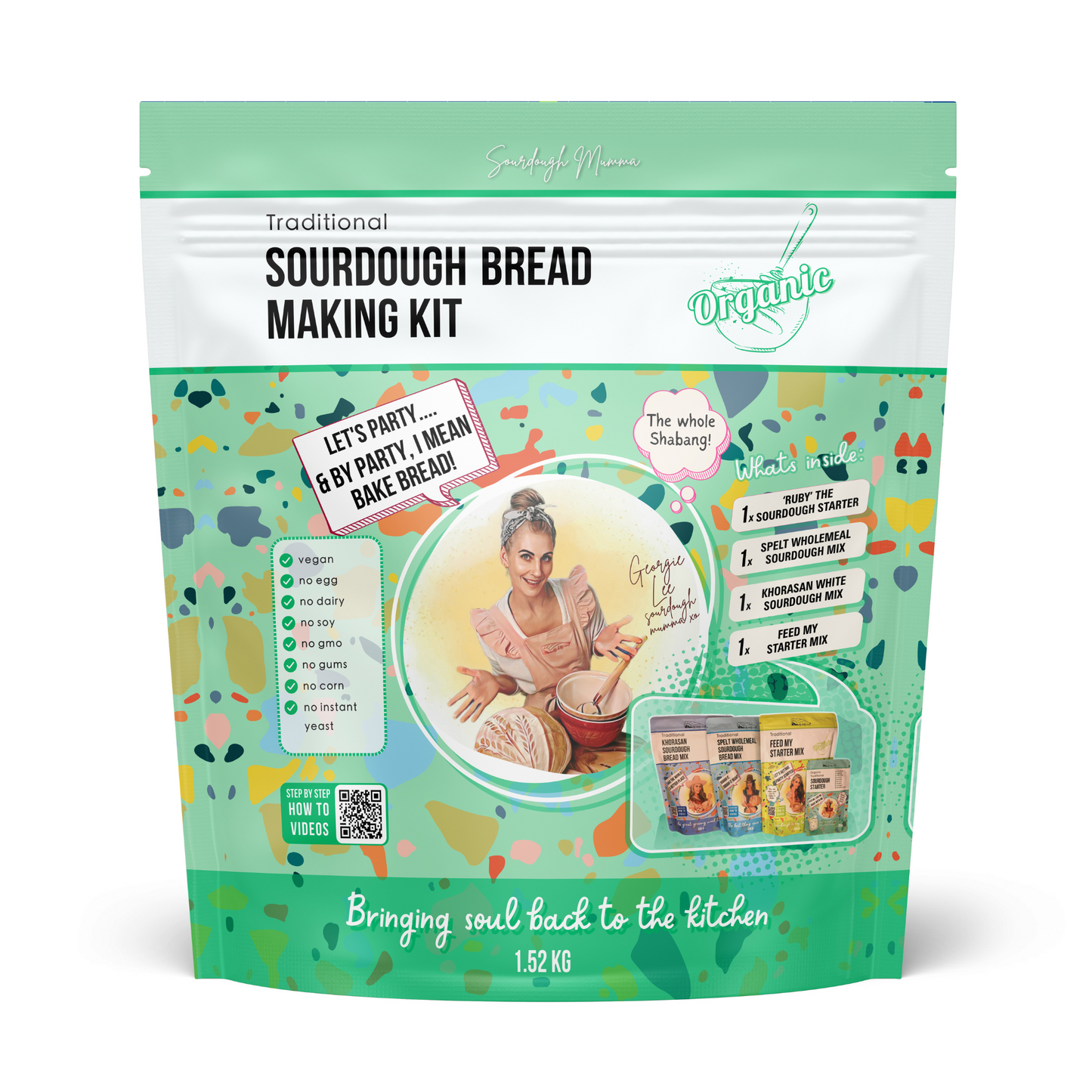 Traditional Sourdough Bread Making Kit 1.52kg